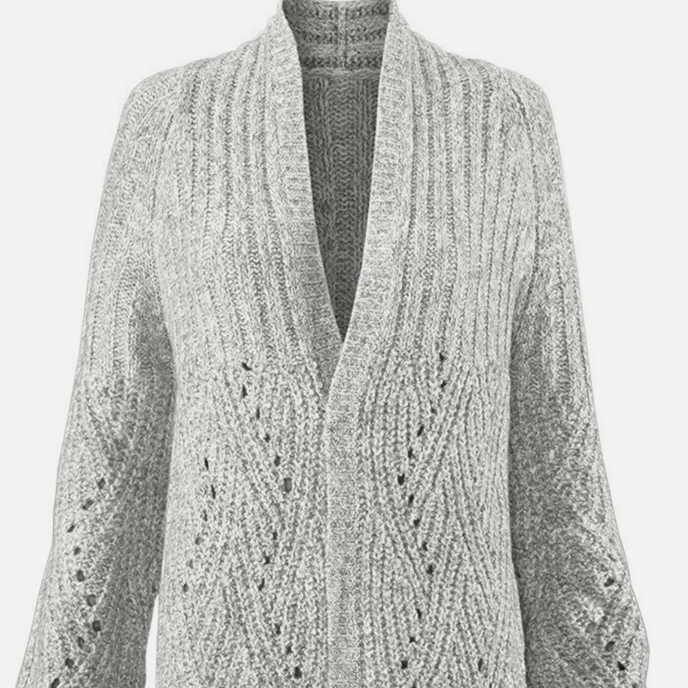 Cabi 2017 Fall Cathedral Cardigan, Relaxed and easy fit Size XL gray